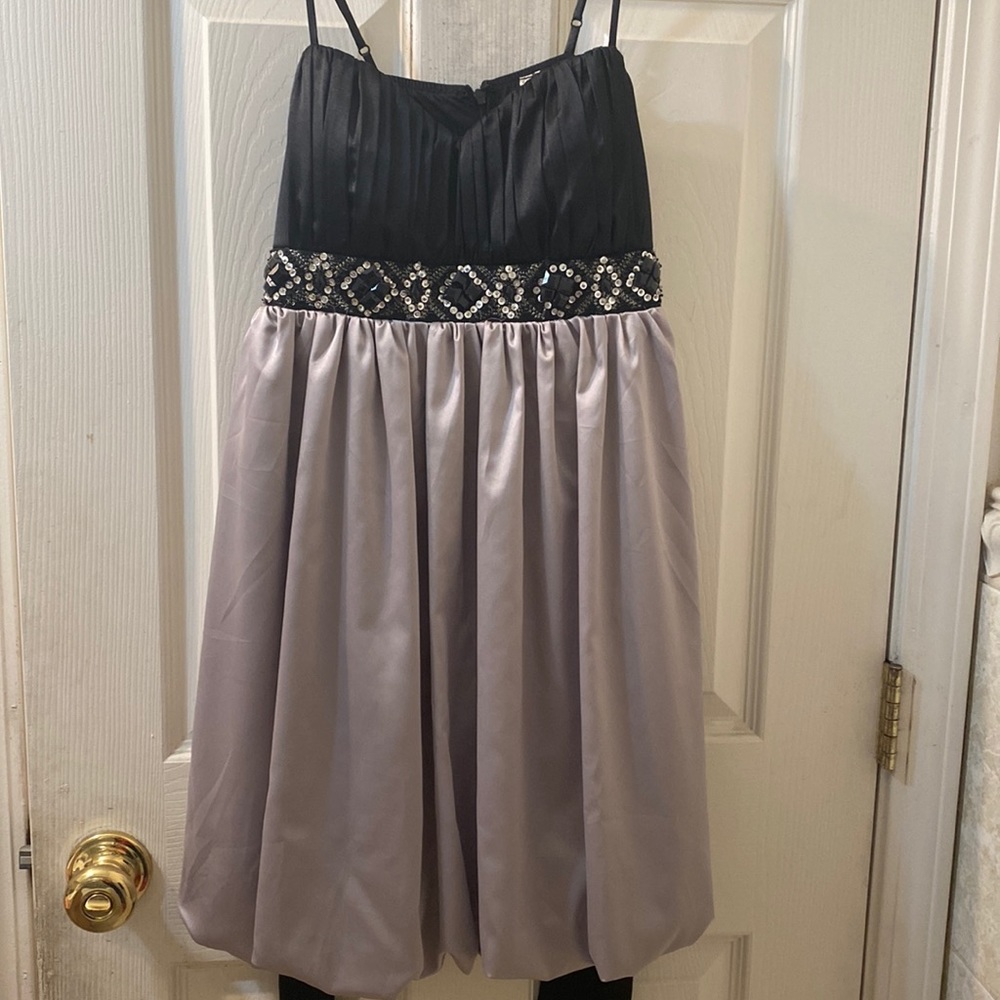 Semi formal grey/black dresss